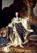 Hyacinthe Rigaud Portrait of Louis XV oil